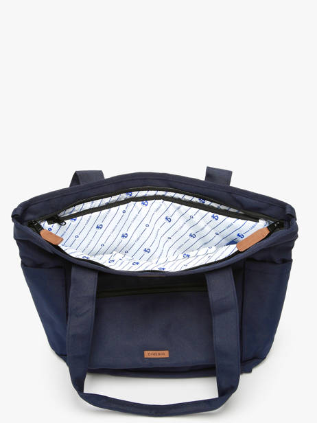 Schoudertas A4 Formaat Adventurer Gerecycleerd Polyester Cabaia Blauw adventurer TOTEBAGM ander zicht 3